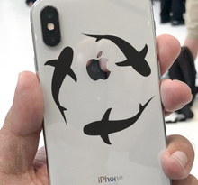 Haaien vissen Iphone-sticker