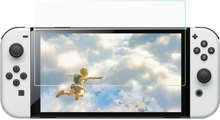 Nintendo Switch OLED Arc Edge Hærdet Glas - Skærmbeskyttelse - Gennemsigtig