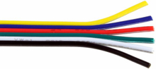 6-aderige Platte Kabel 20 AWG RGBWW / RGBCCT