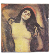 Porsgrunds Porselænsfabrik Munch Serviett Madonna 33X33cm