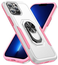 Defender Series PC + TPU Cellphone Case for iPhone 13 Pro Max , Phone Cover with Adjustable Ring Kic