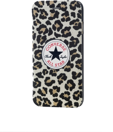 CONVERSE iPhone6/6S 4,7" Booklet Canvas Leopard