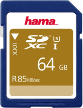 HAMA Minneskort SDXC 64GB 85MB/s Class 3
