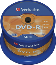 Verbatim Dvd-R 4,7GB 50-pack 16x Spindel