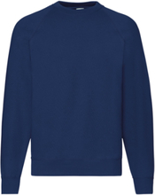 2er Pack FRUIT OF THE LOOM Herren Rundhals-Pullover Basic Baumwoll-Sweater Gewicht: 280gm/m² Schwarz/Navy