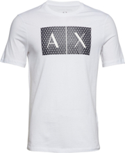 T-Shirt T-shirts Short-sleeved Hvit Armani Exchange*Betinget Tilbud