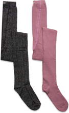 Stocking W. Lurex Socks & Tights Tights Multi/mønstret Minymo*Betinget Tilbud