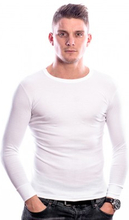 Beeren Men T-Shirt Lange Mouw Wit (3 pack)