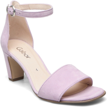 Ankle-Strap Sandal Sandal Med Klack Purple Gabor