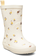 "Wellies W. Aop Shoes Rubberboots High Rubberboots Cream CeLaVi"