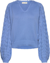 "Belle Sweater Tops Knitwear Jumpers Blue ODD MOLLY"