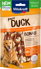 Zum Sonderpreis! Vitakraft Hundesnacks 80 g / 250 g - pure DUCK Bonas Calciumknochen mit Ente (80 g)