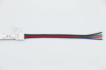 Clip Pigtail Connector voor RGB Led Strips 15cm lang | Soldeervrij