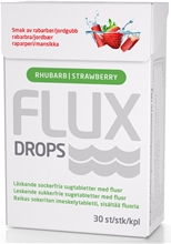 Flux Drops Rhubarb & Strawberry 30 tabletter