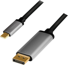 LogiLink: USB-C -> DisplayPort 4K/60Hz Aluminium 1,8m