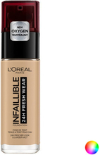Flytande makeupbas Infaillible 24H L'Oreal Make Up (30 ml) (30 m) (30 ml) - 200-sable doré 30 ml
