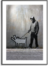 Poster - Skällande Hund - Banksy (Street-art)