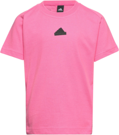 J Z.n.e. Tee T-shirts Short-sleeved Rosa Adidas Sportswear*Betinget Tilbud