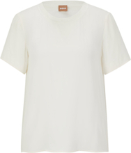 Ilyeana Tops T-shirts & Tops Short-sleeved White BOSS