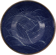 Tokyo Design Studio Seigaiha Blue skål, 13 cm