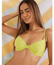 Nelly - Bikiniöverdelar - Lime Green - Renew Bikini Wire Bra - Bikinis