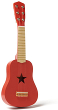 Kids Concept Legetøj guitar i træ - rød