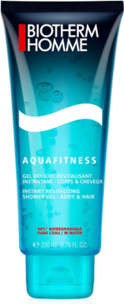 Aqua-Fitness Shower Gel Beauty MEN Skin Care Body Shower Gel Nude Biotherm*Betinget Tilbud