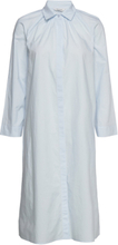 Ilolle Solid Shirt Dress Dresses Shirt Dresses Blå Marimekko*Betinget Tilbud