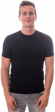 Claesens T-Shirt Round Neck Black Stretch Two Pack ( CL 1021)