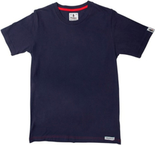 Kortærmet T-shirt til Mænd OMP Navy Mørkeblå S