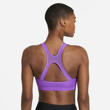 Nike Dri-FIT Swoosh Icon Clash Women's Medium-Support 1-Piece Pad V-Neck Sports Bra - Purple