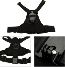 Einstellbare elastische Auffanggurt Brustgurt Berg Band Gürtel Zubehör für Sport-Kamera GoPro Hero 4/3 + / 3 / 1.2 SJCAM