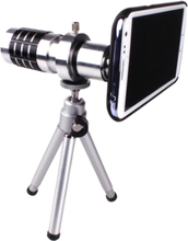 12 x Zoomobjektiv Telefon Tele-Kamera mit Etui decken Kit Stativ für Samsung Galaxy Note II N7100