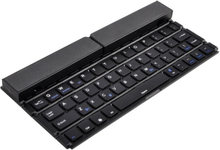BK808 Mini Portable Wireless Klapp Tastatur Dual Channel Faltbare Tastatur