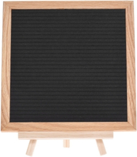 Veränderbare Schwarz Filz Brief Board Holz Nachricht Schild 10 '' * 10 '' mit Stand Buchstaben Leinwand Aufbewahrungstasche Perfekt für Home & Office Decor