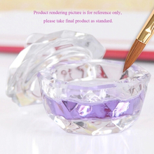 Nail Art Werkzeug Kristallglas Dappen Dish Tasse Nail Art Acryl Liquid Pulver