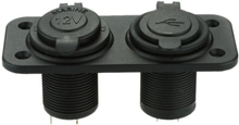 KKmoon Dual USB-Buchse Zigarettenanzünder Ladegerät Adapter Steckdose für Motorrad Boat Traktor Auto 5V 1A /2.1A
