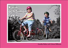 Karin och Simon cyklar