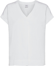 Top Mod.h808 Tops Blouses Short-sleeved White Aspesi
