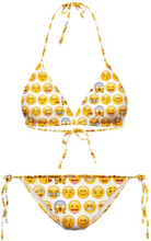 Neue Sexy Frauen Bikini Set Cartoon Galaxy tierischen Druck Neckholder zweiteilige Bademode Badeanzüge Badeanzug