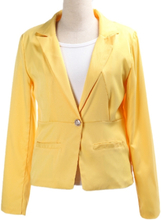 2012 stilvolle Frauen Blazer Jacke Mantel Tunika lässig Anzug klappbar Sleeve