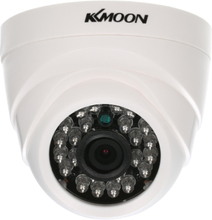 KKmoon 1080P AHD Dome CCTV Analog Kamera 3.6mm Objektiv 1 / 2.8 '' CMOS 2.0MP IR-CUT 24pcs IR LED Nachtsicht für Home Security NTSC System
