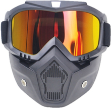 Motorrad Helm Glas Retro Halbhelm Maske Winddicht Rode Moto Cross Helme Maske