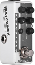 Mooer MICRO PREAMP Serie 013 MATCHBOX Klassischer amerikanischer Digital Preamp Vorverstärker Gitarreneffektpedal Dual Channels 3-Band EQ mit True Bypass