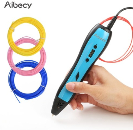 Aibecy 3D Druck Stift LCD Display arbeiten mit ABS PLA Filament für Kinder Kunst Handwerk Zeichnung DIY Geschenk