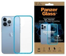 PanzerGlass ClearCase iPhone 13 Pro 6.1 Antibakteriel militærkvalitet Bondi Blue 0336
