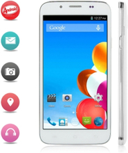 "Otium S5 Smart Phone Android 4.4 MTK6582 Quad-Core 5"" Bildschirm OTG Air Geste 512MB RAM 4GB ROM 2MP 5MP Dual-Kameras weiß"