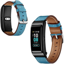 Huawei TalkBand B5 / B3 / B2 Active genuine leather watch band - Blue