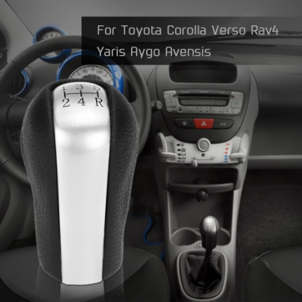 5 Speed Gear Stick Schaltknauf Insert Ersatz für Toyota Corolla Verso Rav4 Yaris Aygo Avensis