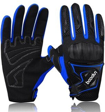 BOODUN One Pair Cycling Gloves Mountain Bike Gloves with Hard Shell Outdoor Full Finger Workout Glov